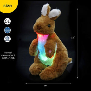 stuffed kangaroo nightlight plush pal, 12'' | Bstaofy - Glow Guards
