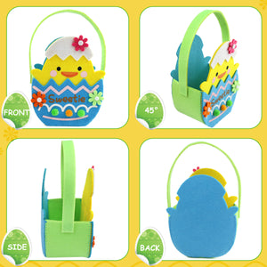 Easter bags candy bucket features bunny chick, set of 2 | Bstaofy - Glow Guards