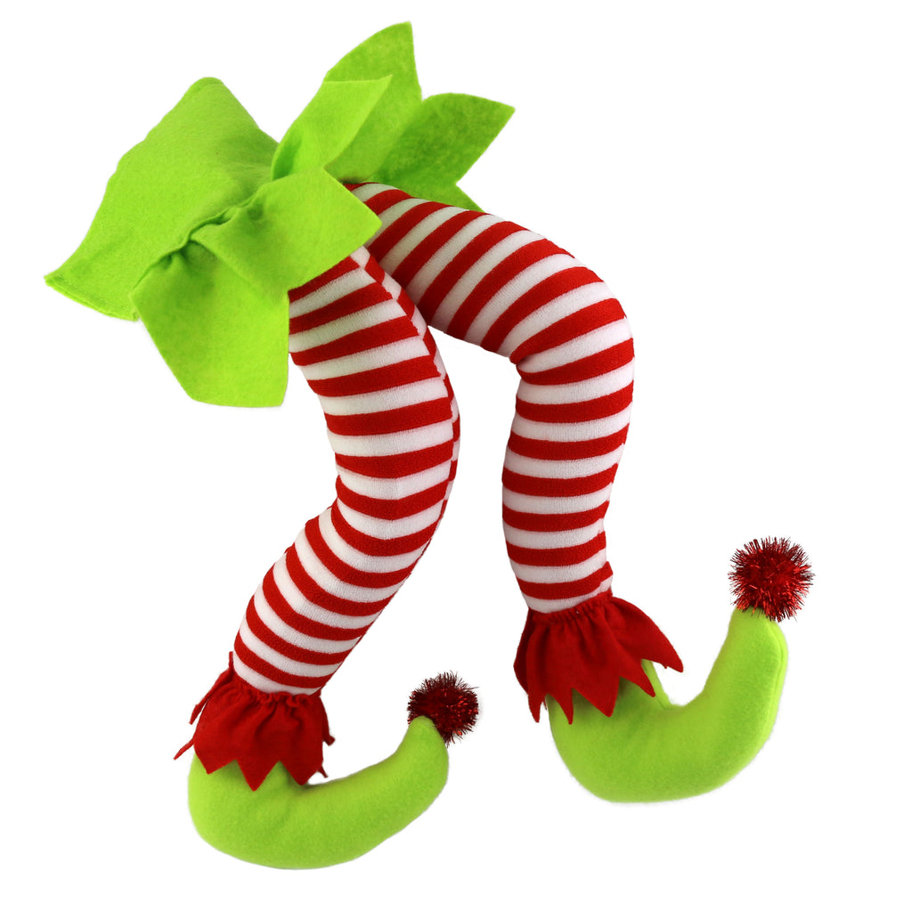 20'' Christmas elf legs stuffed tree decorations ornaments | Bstaofy - Glow Guards