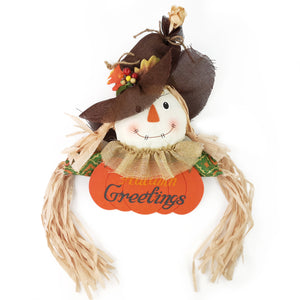 Thanksgiving signs harvest scarecrow hang wreath decors | Bstaofy - Glow Guards