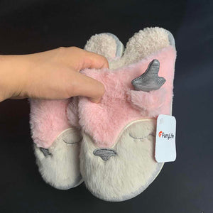 FurryLife Home House Slippers Unicorn Cute Women's shoes Kids Shoes - Glow Guards