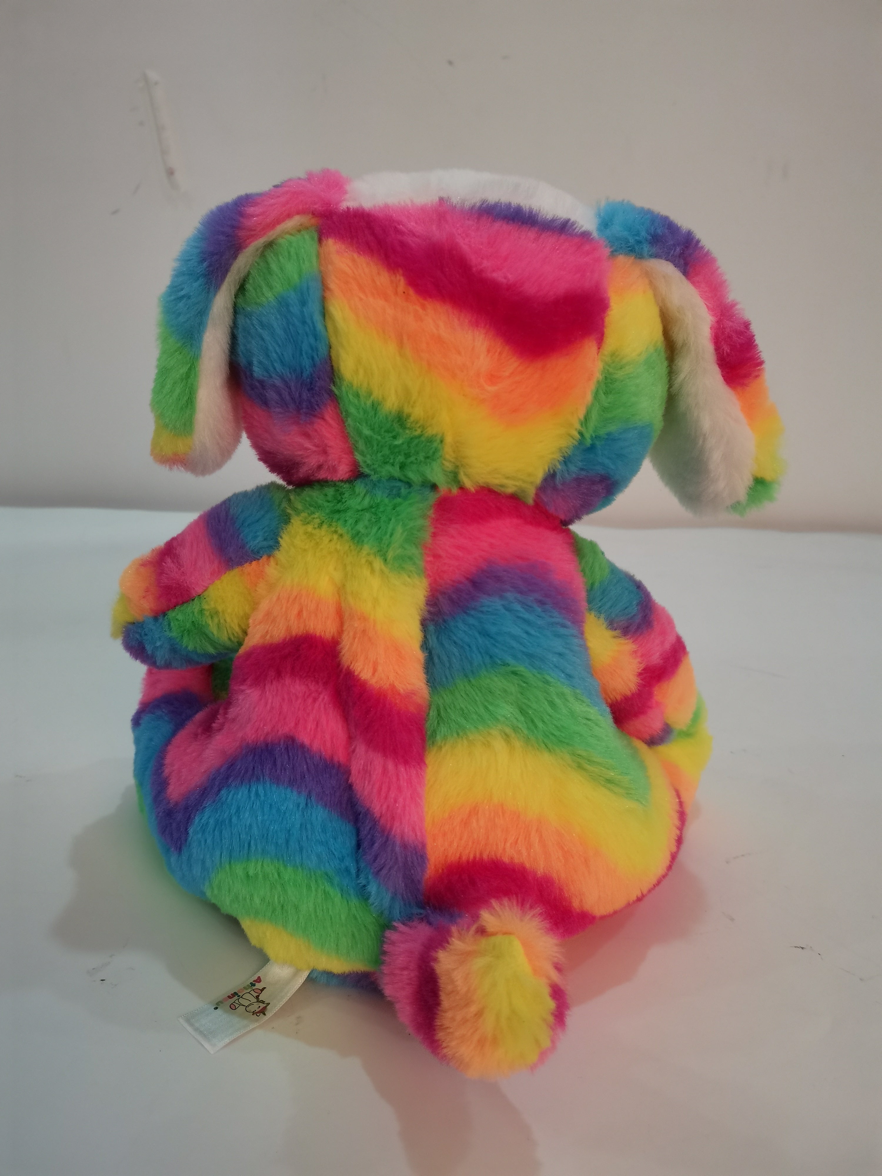 LED Light Up Stuffed Animal Dog Plush Sleep Toy for Toddlers, Kids, Boys & Girls, Valentines, Easter, Baby, Rainbow