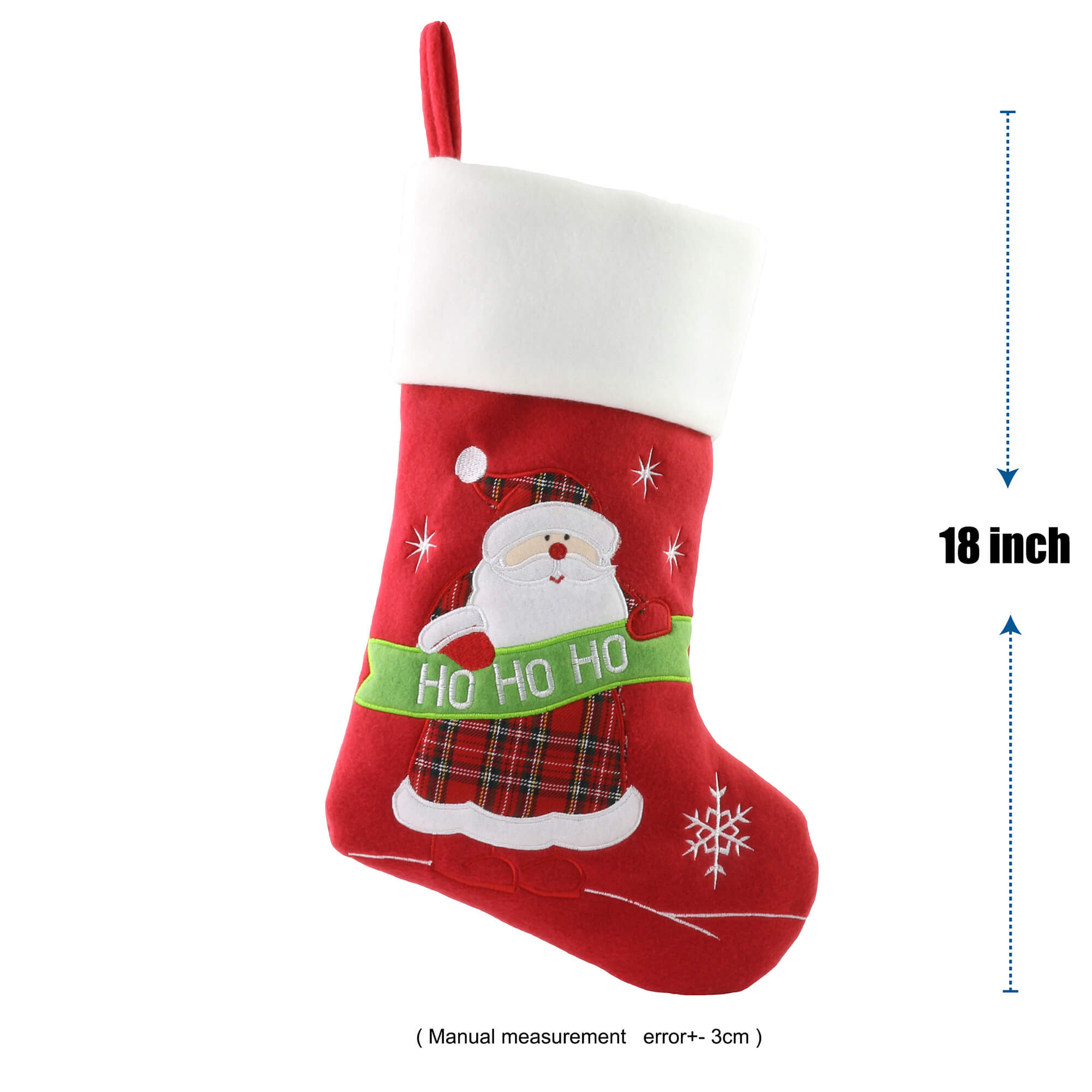 18'' Christmas stockings family set, 4 styles | Bstaofy - Glow Guards