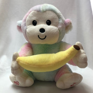 Monkey Stuffed Animal Plush with White Banana