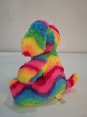 LED Light Up Stuffed Animal Dog Plush Sleep Toy for Toddlers, Kids, Boys & Girls, Valentines, Easter, Baby, Rainbow
