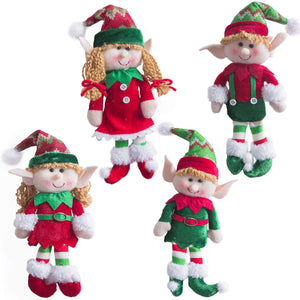 Christmas elves dolls lexible Christmas Elves Dolls, 4 pc | Bstaofy - Glow Guards