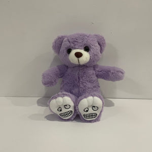 Purpple Bear Set Stuffed Animal Plush Toys Soft Cute Bears Plush Dolls in 5 Colors Adorable Stuffed Bears Dolls for Christmas Birthday Valentines Day Girlfriend Teens Presents
