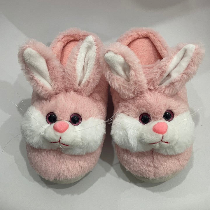 Classic Bunny Slippers for Women Funny Animal Slippers for Girls Cute Plush Rabbit Slippers