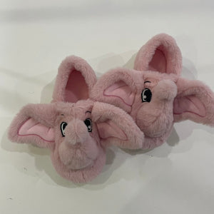 Cute Warm Pink Elephant  Slipper Warm FuzzyvAnimal Slippers House Shoes Gifts For Girls/Women