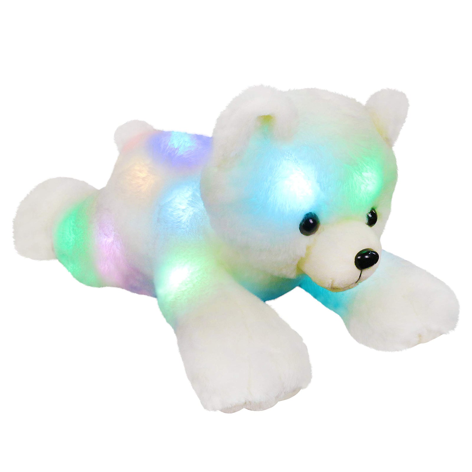 Glow Guards Light up Stuffed Polar Bear LED Soft Plush Toy - Glow Guards