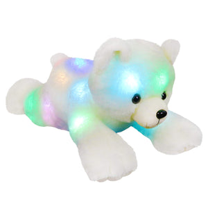 Glow Guards Light up Stuffed Polar Bear LED Soft Plush Toy - Glow Guards