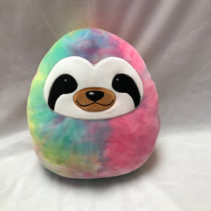 Stuffed Rainbow Sloth Plush Kids Pillow Toys Gift for Toddler for Girls