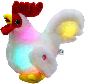 glow stuffed rooster light up plush, 11'' | Bataofy - Glow Guards