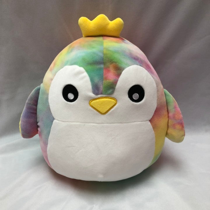 Stuffed Rainbow Penguin Plush Kids Pillow Toys Gift for Toddler for Girls