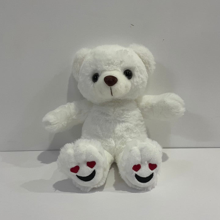 White Bear Set Stuffed Animal Plush Toys Soft Cute Bears Plush Dolls in 5 Colors Adorable Stuffed Bears Dolls for Christmas Birthday Valentines Day Girlfriend Teens Presents