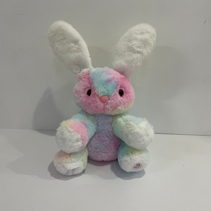 Electric Peekaboo LED Bunny Stuffed Animal Glow Night Light Up Cute Plush Toy Doll Gifts for Decoration Festivals Birthdays Kids Women, 14"