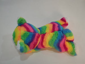 Stuffed Animal Rainbow Cat Plush Sleep Toy for Toddlers, Kids, Boys & Girls, Valentines, Easter, Baby, Rainbow