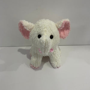 LED Light up Elephant Stuffed Animal Colorful Cute Soft Plush Floppy Toy Night Glow in the Dark Winter Christmas Birthday Gifts for Kids Toddlers, White, 10''