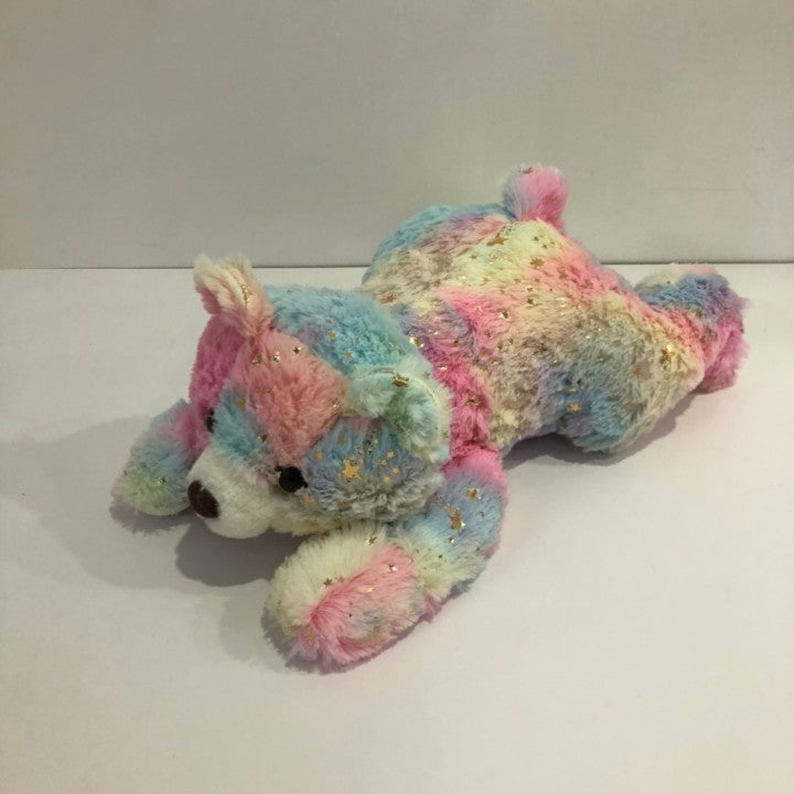 Hot Stamping Rainbow Plush Stuffied Animal Bear