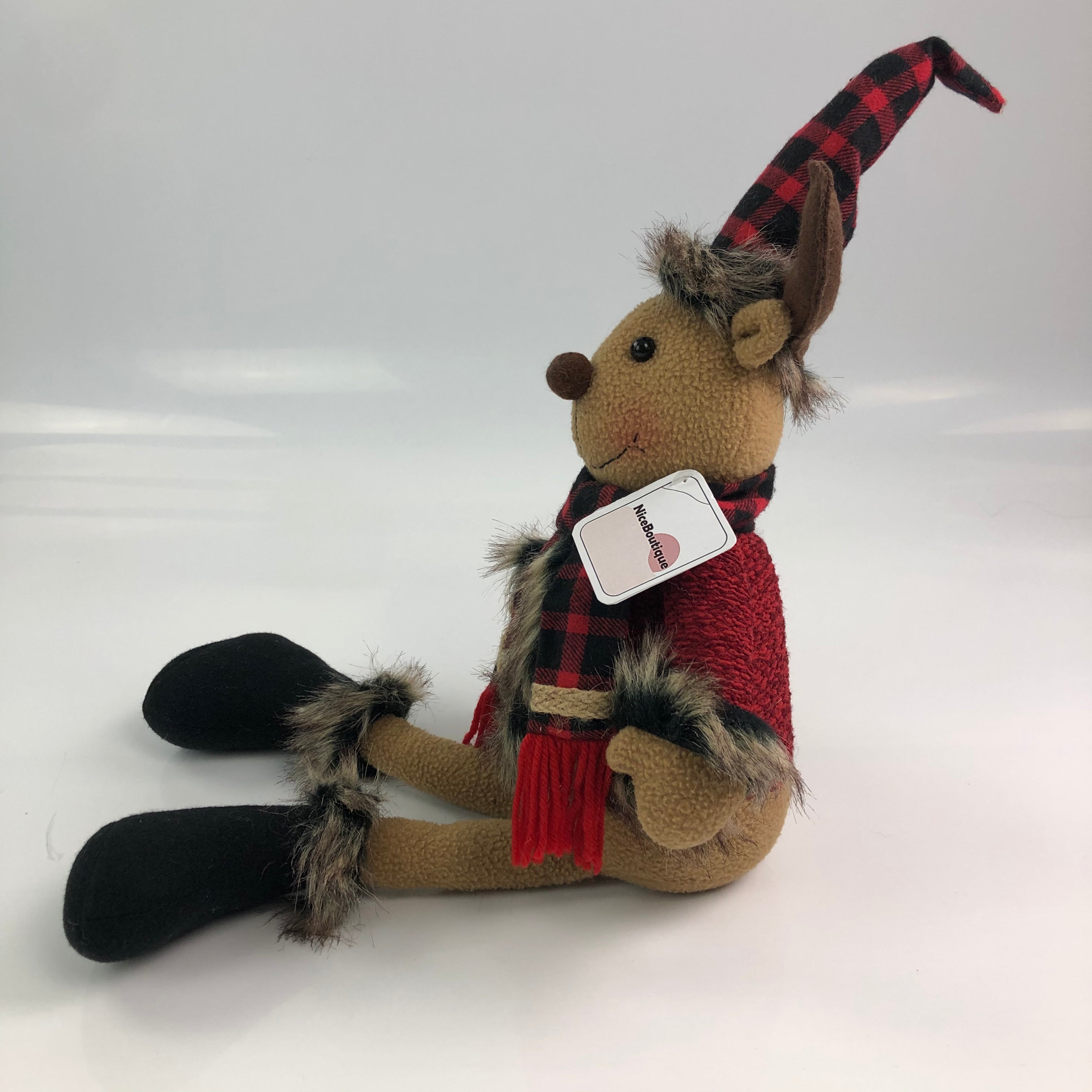 NiceBoutique Christmas Plush Stuffed Aninal Reindeer - Glow Guards