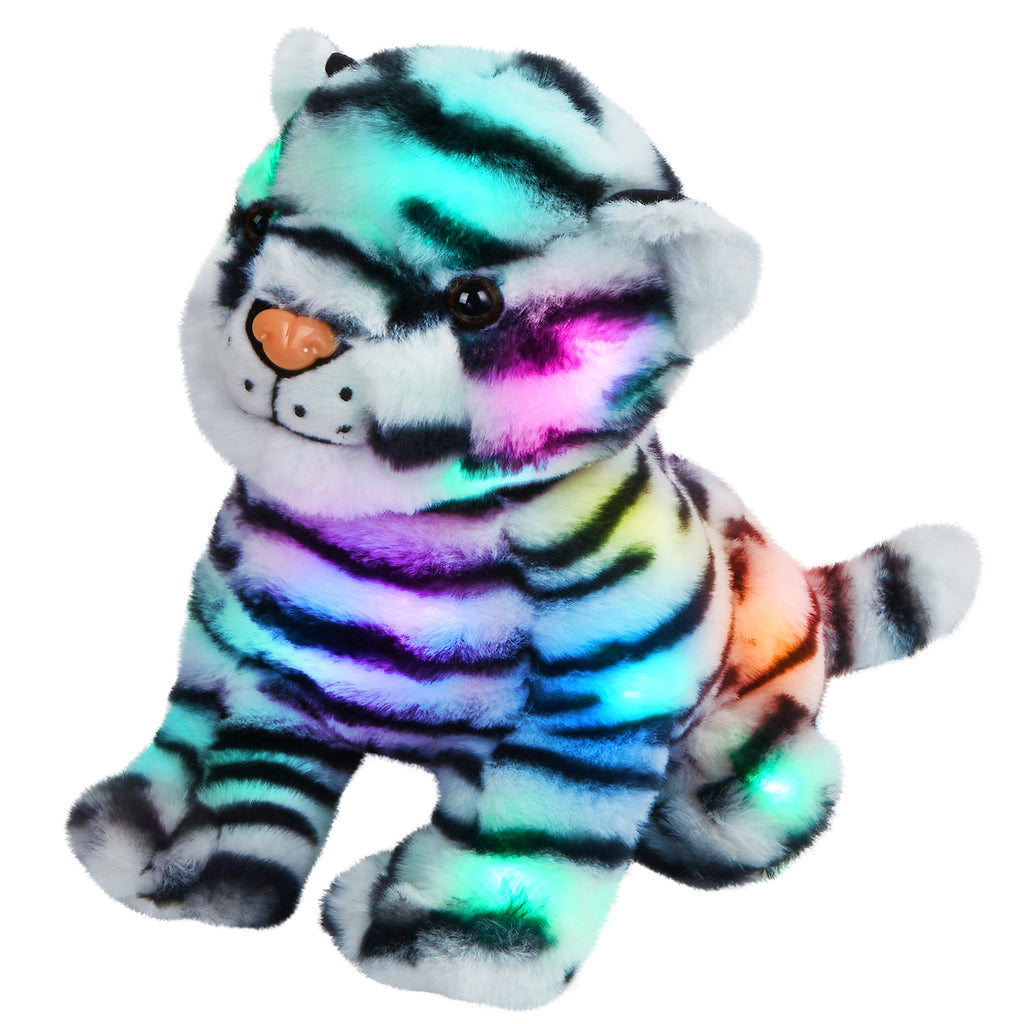 Athoinsu 10'' Light up Stuffed Tiger LED Animals - Glow Guards