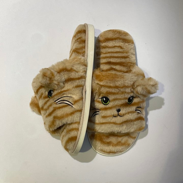 Memory Foam Womens Cat Slippers for Men Comfortable Cute Animal House Casual Shoes