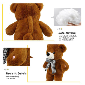 glow teddy bear night light plush toy, 17''| Bstaofy - Glow Guards