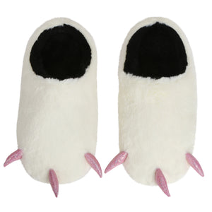 Paw Plush Slippers Non-Skid Soft Fluffy Faux Fur Claw Slip-on Funny Home Casual Shoes Fuzzy Comfy Cozy Warm Winter for Women Indoor