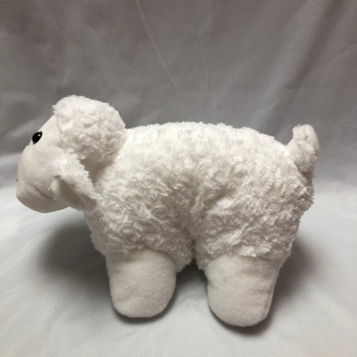 White Sheep Plush Cute Stuffed Animal Soft Hugging Pillow