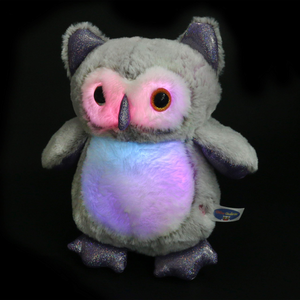 Glow Guards Light up Musical Stuffed Graduation Owl Soft Plush Toy, 12’’ - Glow Guards