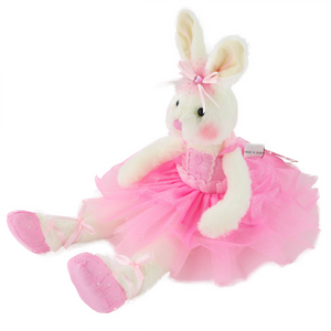 WEWILL 15'' Ballerina Bunny Stuffed Animal Rabbit Doll Adorable Soft - Glow Guards