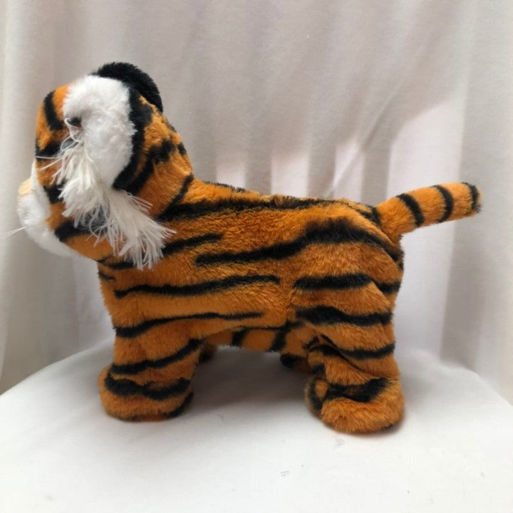 Remote Control Electronic Musical Plush Tigger Toy Pet for Girls Kids Interactive Toys,Walks