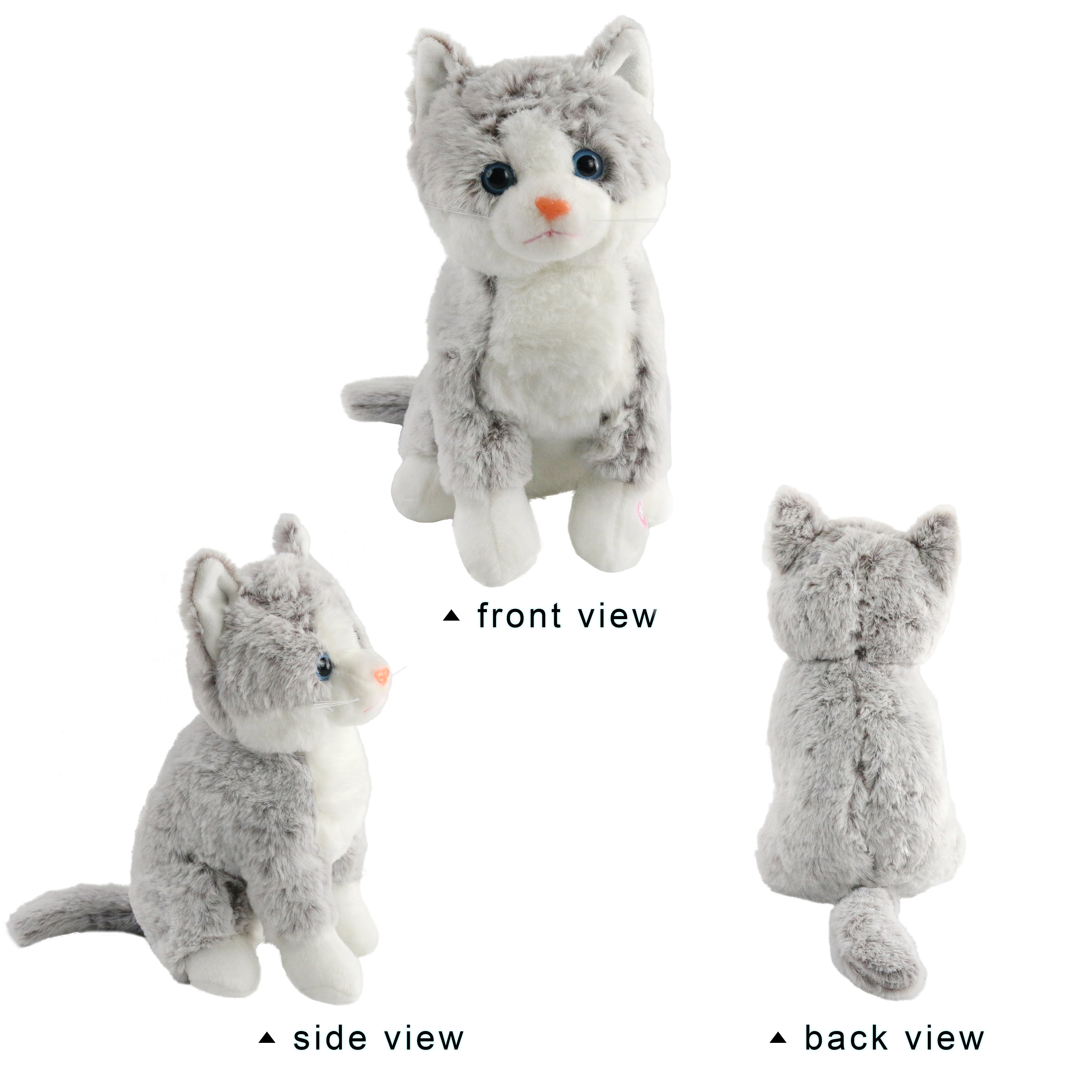 Bstaofy LED Kitty Stuffed Animal Cat Plush Toy Floppy Soft - Glow Guards