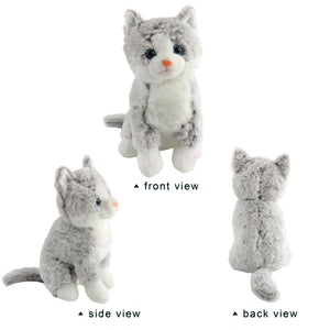 Bstaofy LED Kitty Stuffed Animal Cat Plush Toy Floppy Soft - Glow Guards
