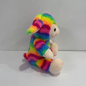 LED Glowing Rainbow Sheep Toy Stuffed Animal Colorful Night Light Up Cute Plush Doll Gifts for Decors Birthdays Kids Women, 12"