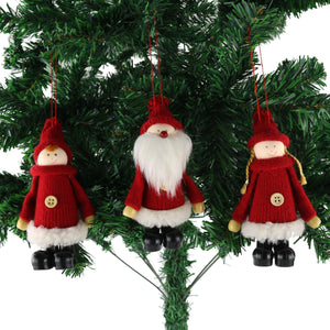 6 pcs Christmas tree ornament set hang decoration, 5.5 inch | Bstaofy - Glow Guards