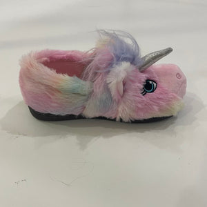 Cute Warm Rainbow Unicorn Slipper Warm Fuzzy Animal Slippers House Shoes Gifts For Girls/Boys