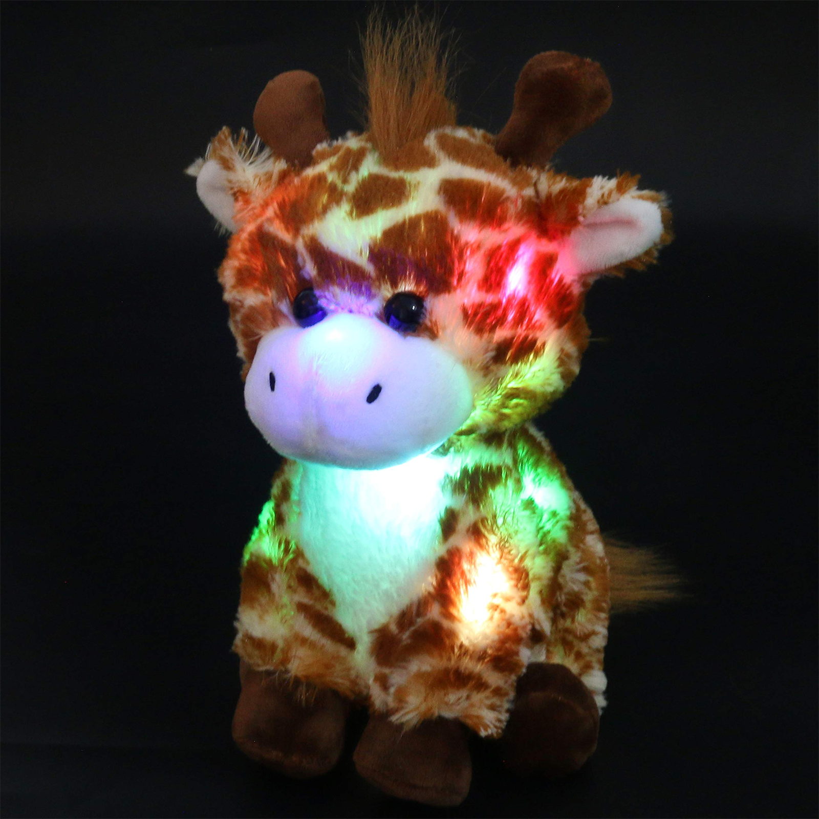 Glow Guards 12’’ Light up Giraffe Stuffed Animals Soft Plush Toy - Glow Guards