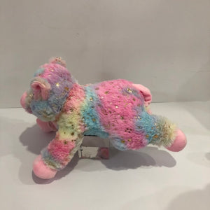 Hot Stamping Rainbow Plush Stuffied Animal Pig