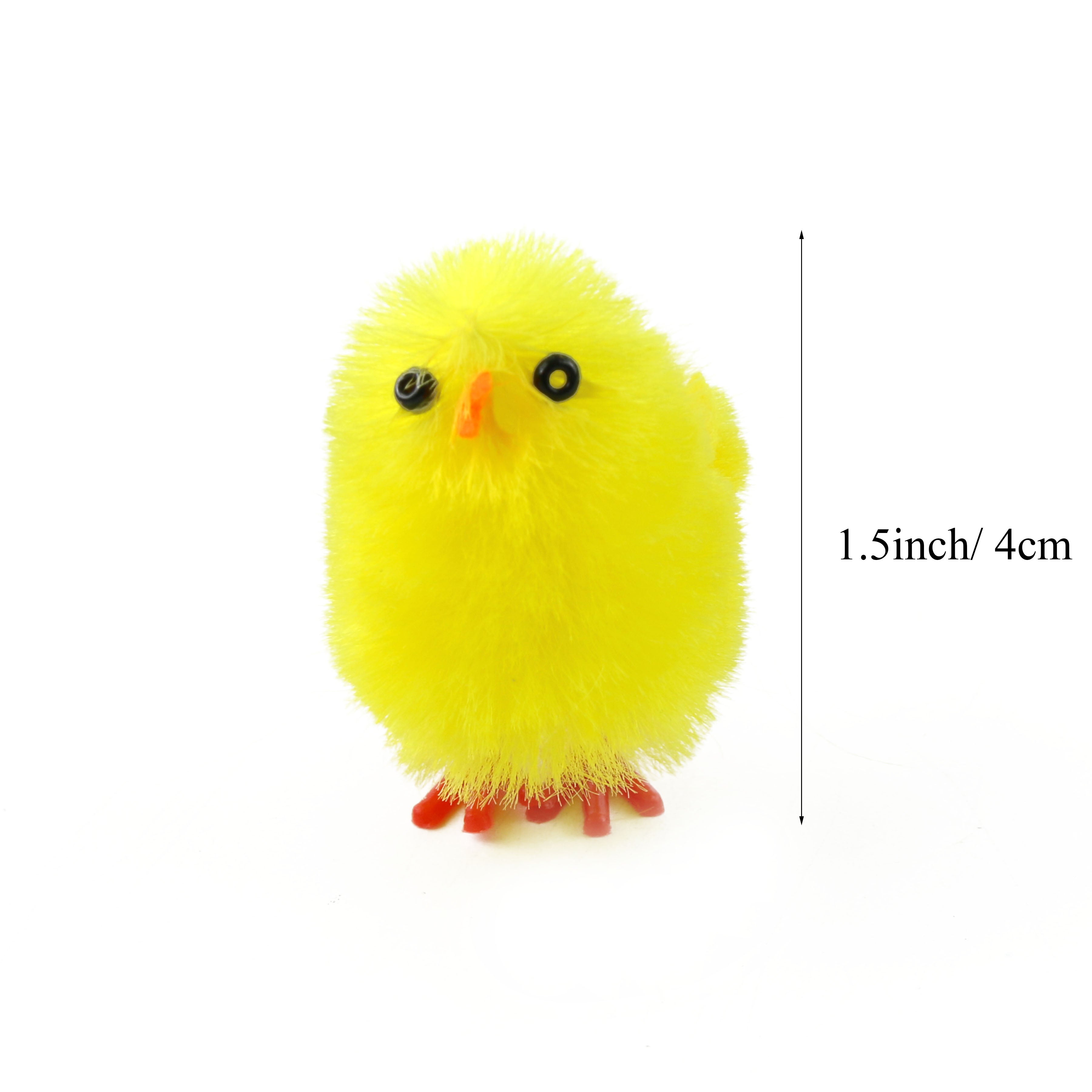 36 pcs fluffy yellow chenille Easter chicks deocration,1.5'' | Bstaofy - Glow Guards