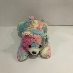 Hot Stamping Rainbow Plush Stuffied Animal Bear