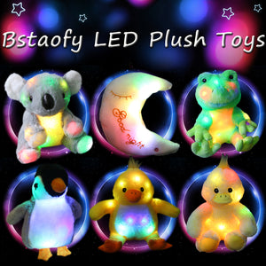 Bstaofy 10'' Light up Blue Shark Stuffed Animal Glow Plush - Glow Guards