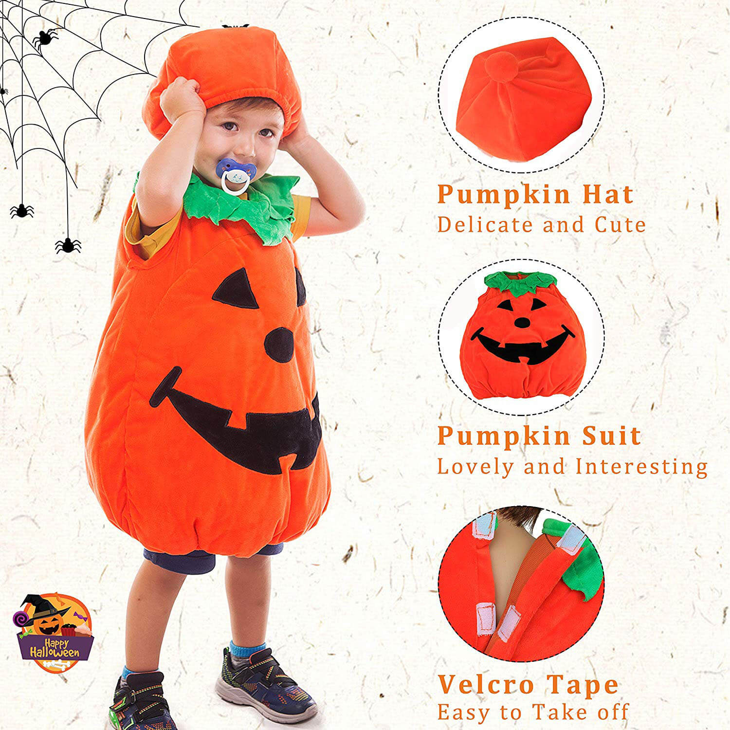 Halloween Costume Pumpkin Suit Unisex  | Bstaofy - Glow Guards