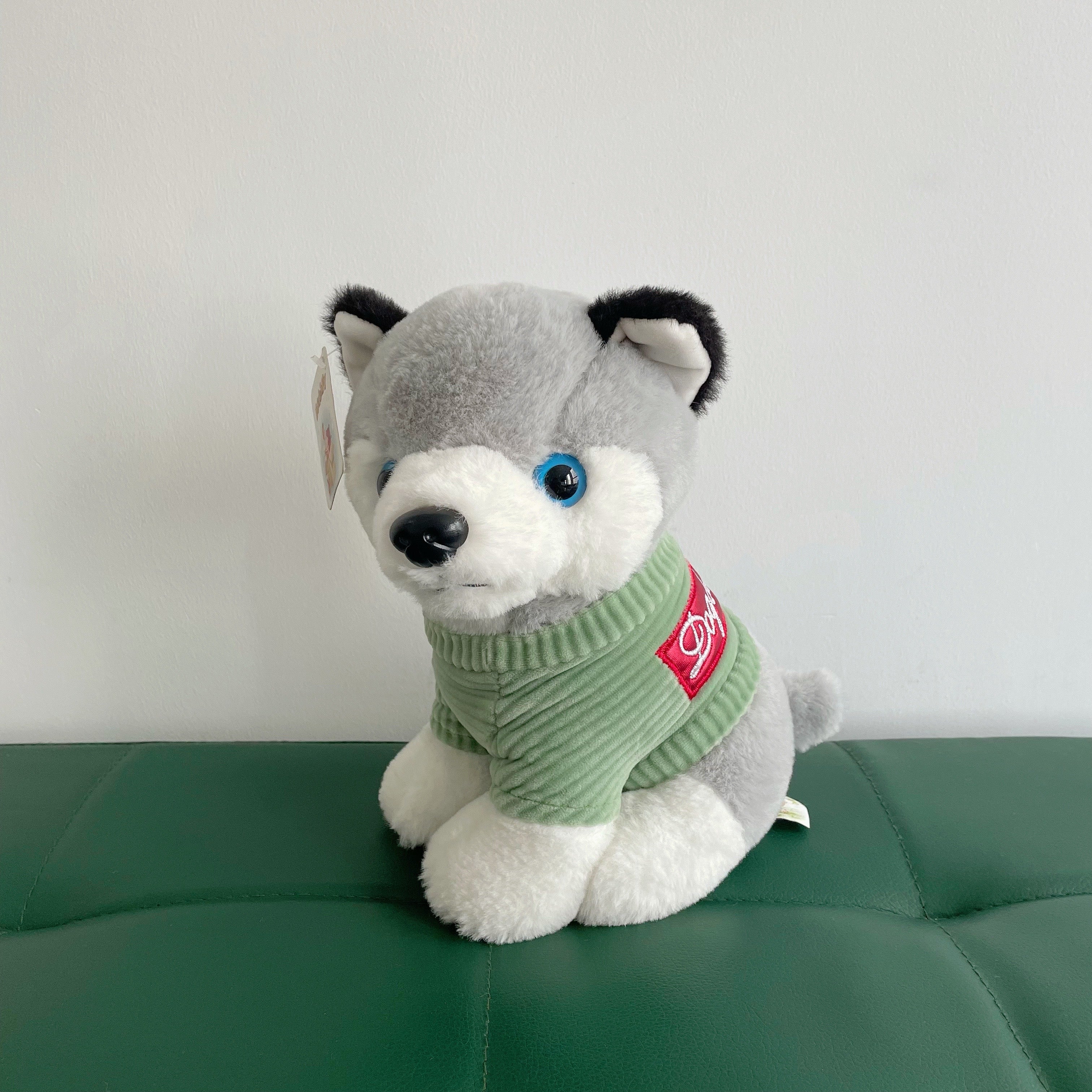 honeyplanet Plush Electronic Husky Dog, Touch Control Plush Puppy Stuffed Animal Dog Toy