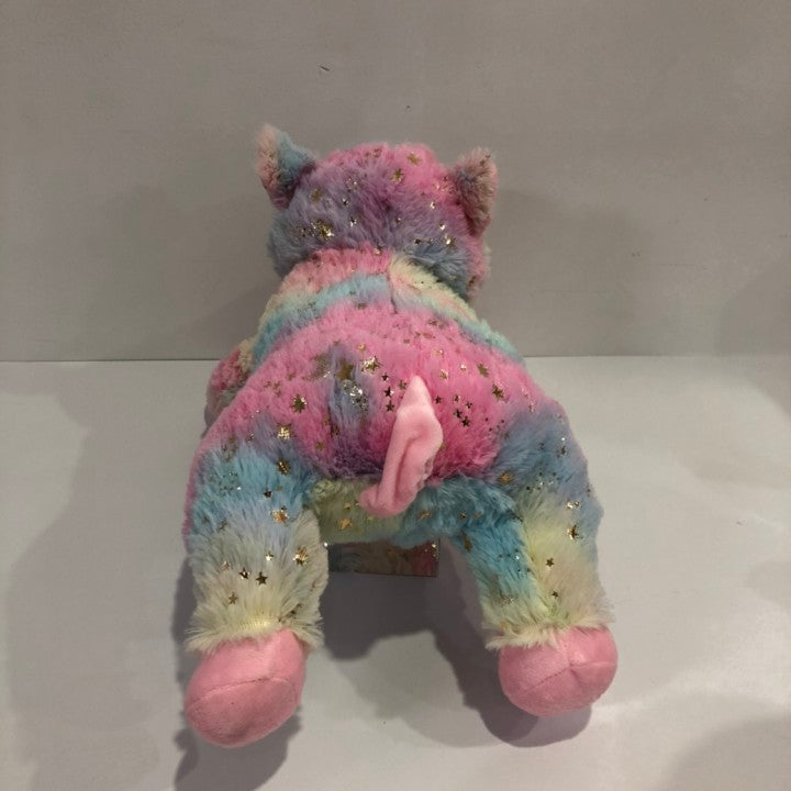 Hot Stamping Rainbow Plush Stuffied Animal Pig