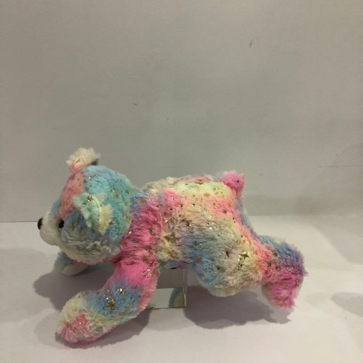 Hot Stamping Rainbow Plush Stuffied Animal Bear