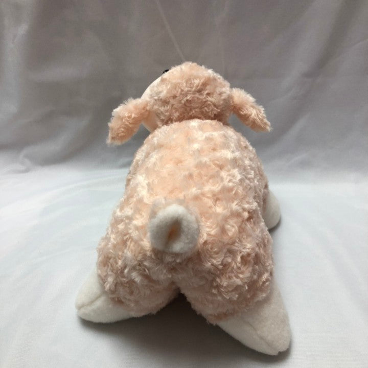 Yellow Sheep Plush Cute Stuffed Animal Soft Hugging Pillow