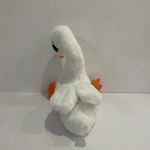 Swan Light up Repeat What You Said Interactive Cute Plush Toy Stuffed Animals White