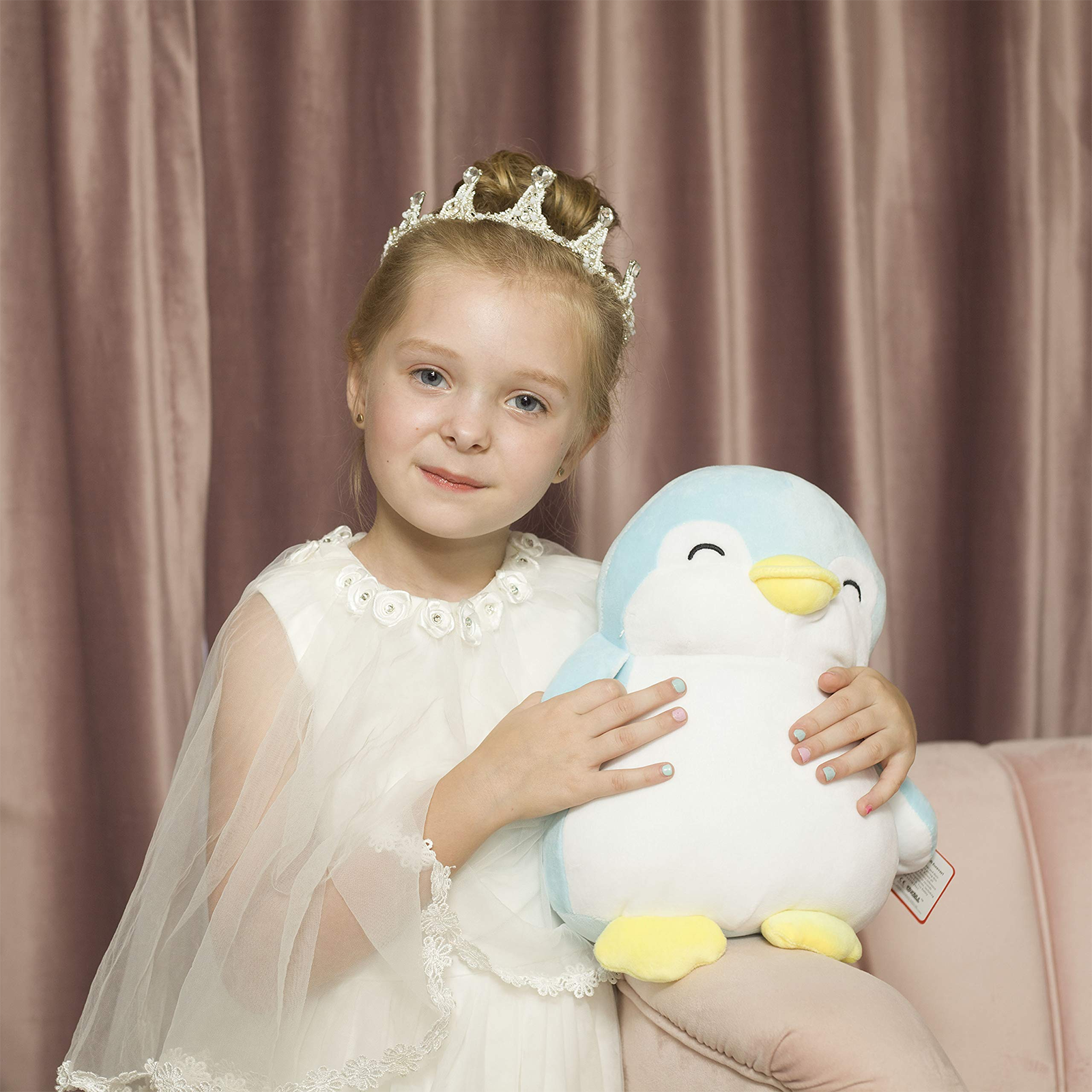 WEWILL Penguin Stuffed Animals Squeezable Plush Toys - Glow Guards