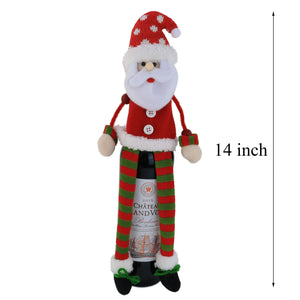 Christmas Wine Bottle Cover | Gift Set Decoration, 14 inch - Glow Guards